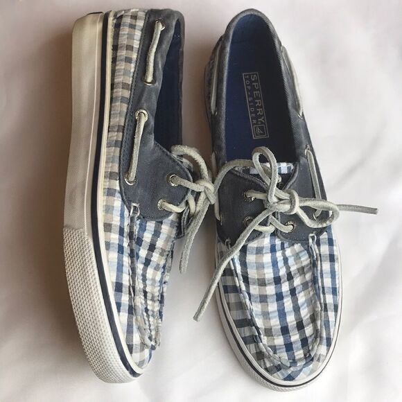 SPERRY PLAID WOMEN’S TOP SIDER. NEW - Picture 5 of 8